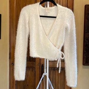 Urban outfitters, creamy white sweater, size extra small